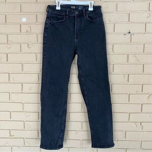 COS Slim Straight Jeans Black High Rise Women’s 29 Modern Minimalist Stretch